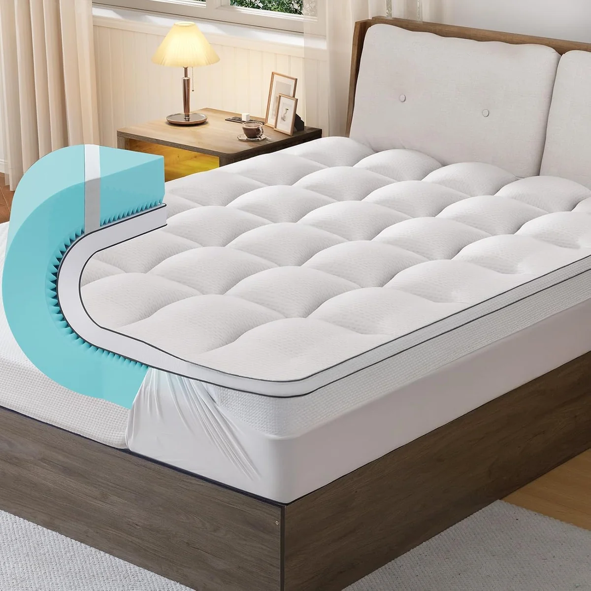4 Inch Memory Foam Mattress Topper Queen Size Review